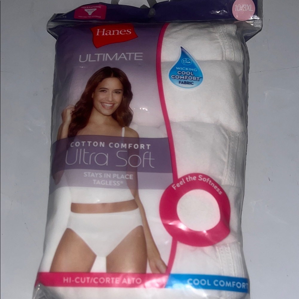 3/$20. NWT Hanes high cut panties Size 10/3XL